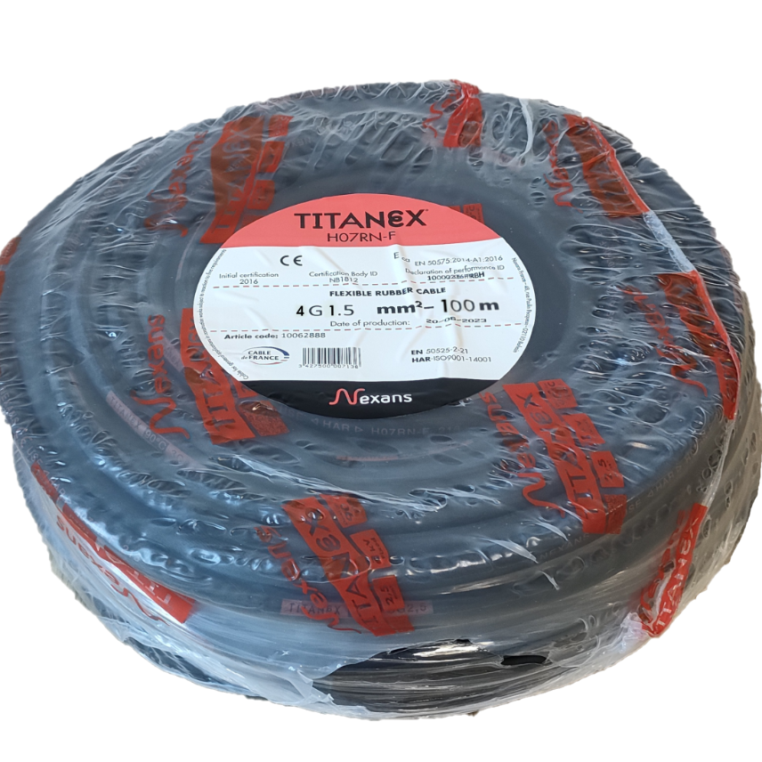 Nexans H07RN-F TITANEX 4G1.5 C100m